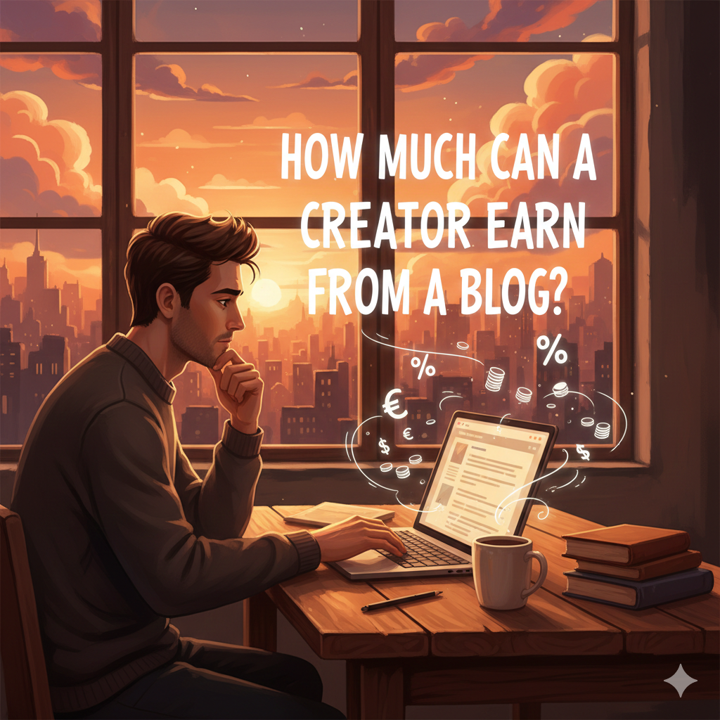How much can a creator earn per month?